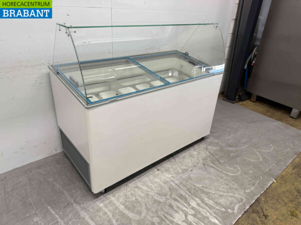 Mobile Combisteel Tenerife Scoop ice cream display case 10 trays 230V Horeca (kopie) - Image 3