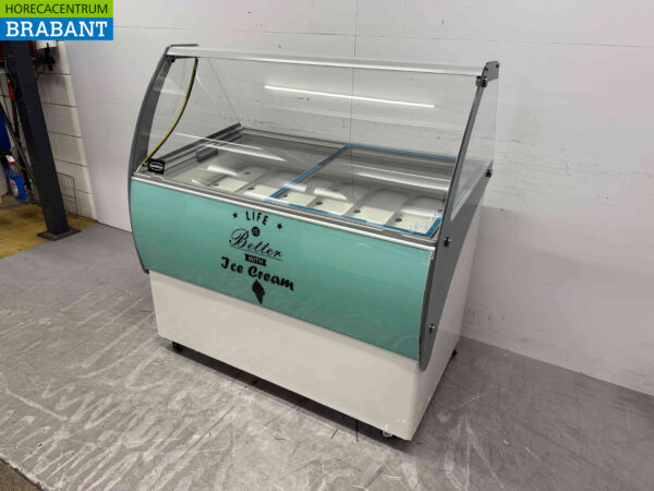 Mobile Combisteel Corsica Scoop ice cream display case 6 trays 230V Horeca (kopie) - Image 3