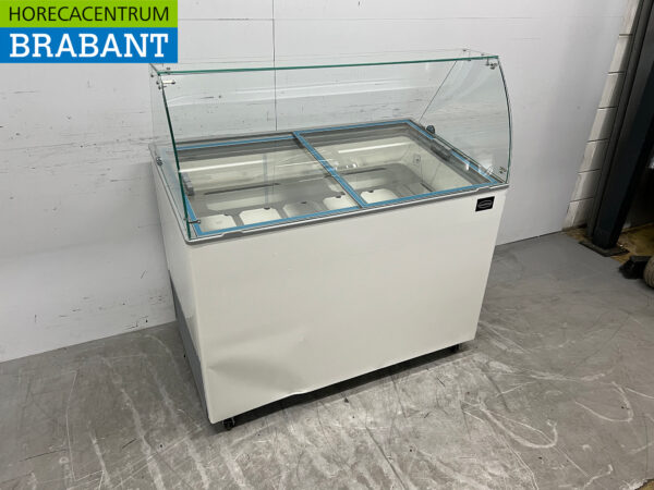 Mobile Combisteel Java Scoop ice cream display case 8 trays 230V Horeca - Image 2