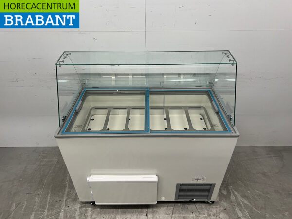 Mobile Combisteel Java Scoop ice cream display case 8 trays 230V Horeca - Image 3