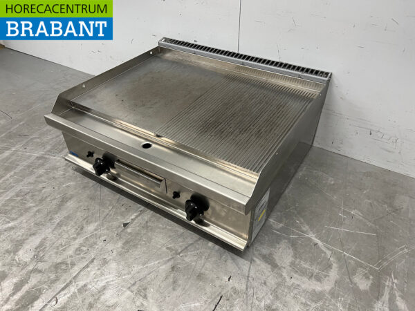Stainless steel Casta Baking tray Smooth and ribbed 80 cm PROPAAN Horeca - Image 2