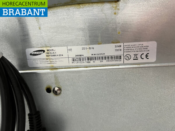 Stainless steel Samsung Microwave 1500 Watt 230V Catering - Image 5