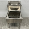 Stainless steel Double Sink Sink 50 cm Horeca