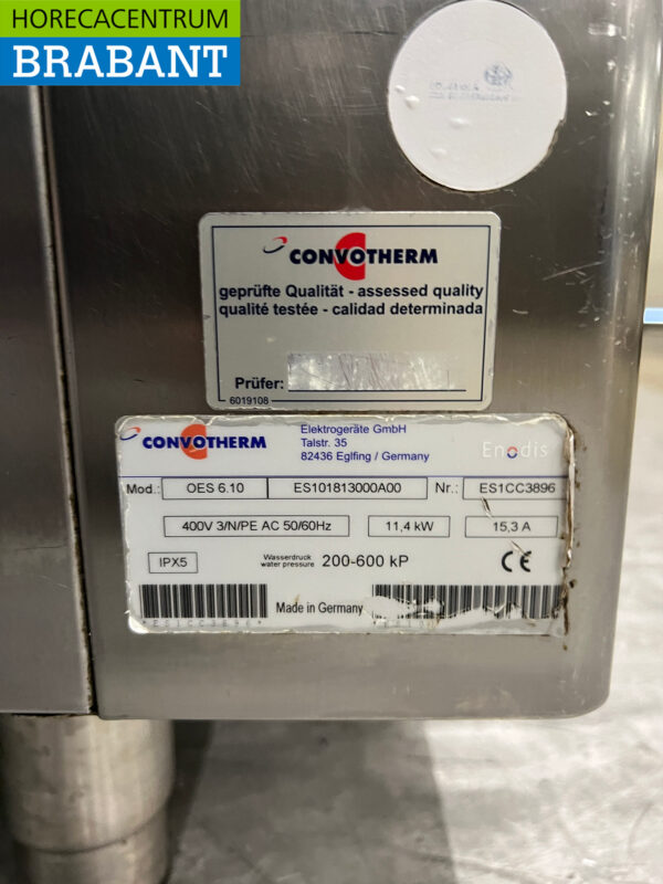 Stainless steel Convotherm Combisteamer 7 x 1/1 GN 400V Horeca - Image 6