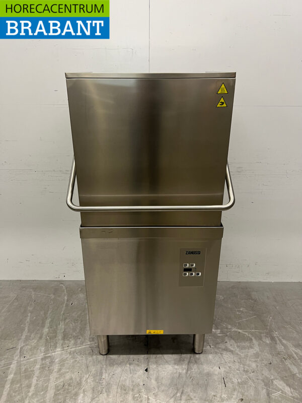 Stainless steel Zanussi NHT Sliding dishwasher 400V Catering