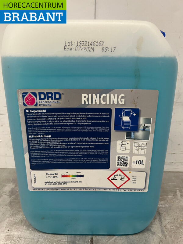 DRD Rincing 10 liter Liquid Rinse Aid Dishwasher 10 liter Horeca - Image 4