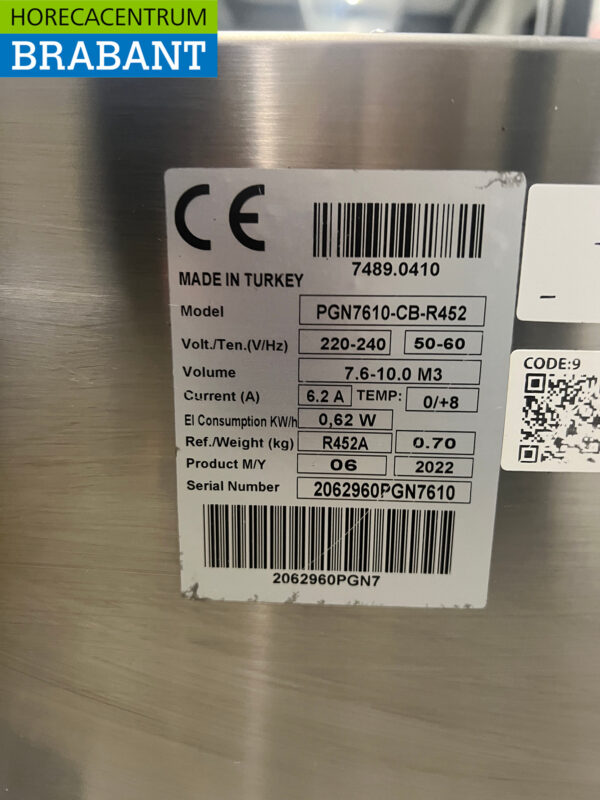 Stainless steel Combisteel Insert Refrigeration Unit 10m3 230V Horeca - Image 5