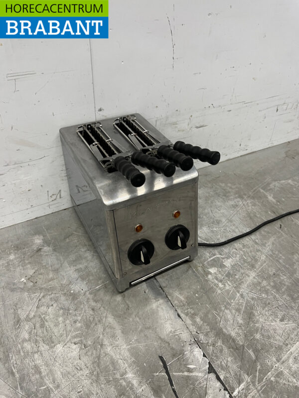 Stainless steel Milantoast Double Toaster 2 slices 230V Horeca - Image 3