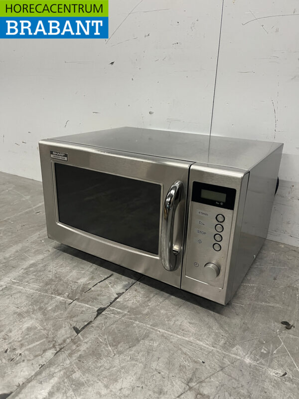 Stainless steel Sharp Microwave 1000 Watt 230V Catering - Image 2