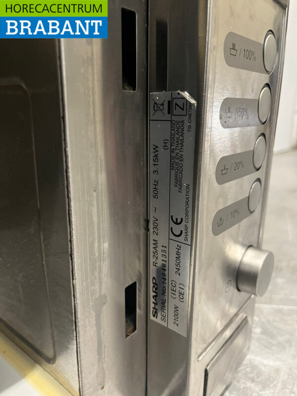 Stainless steel Sharp Microwave 2100 Watt 230V Catering - Image 7