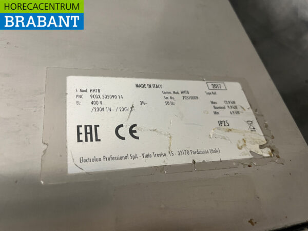 Stainless steel Zanussi HHT8 Sliding dishwasher 400V Catering - Image 7