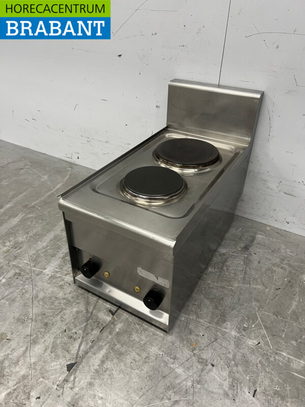 Stainless steel Lotus 2 burner electric stove stove 230V Horeca - Image 2