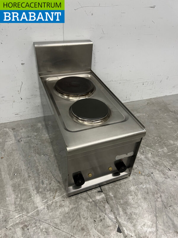 Stainless steel Lotus 2 burner electric stove stove 230V Horeca - Image 3