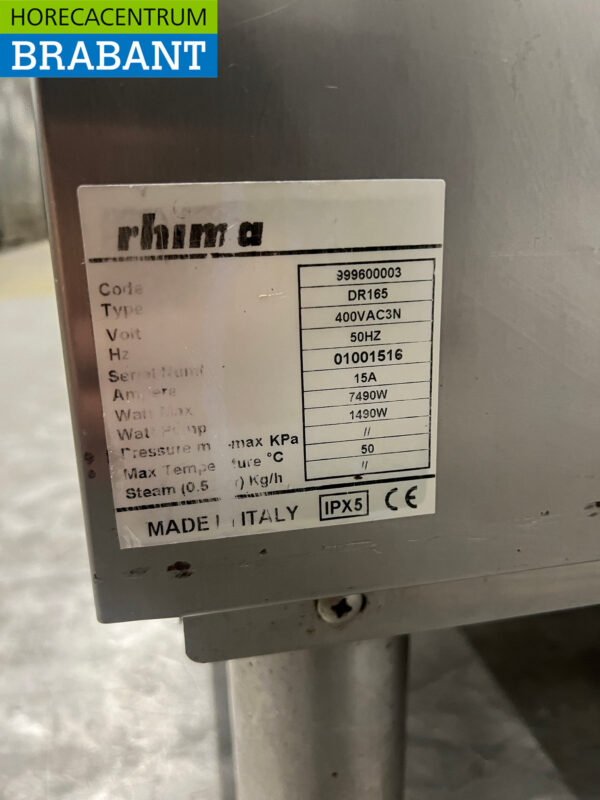 Stainless steel Rhima DR165 Tool Washer 400V Catering - Image 7