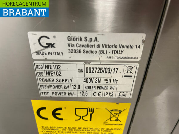 Stainless steel Giorik Hot air oven Convection oven 10 x 1/1 GN or 60/40 cm 400V Horeca - Image 6