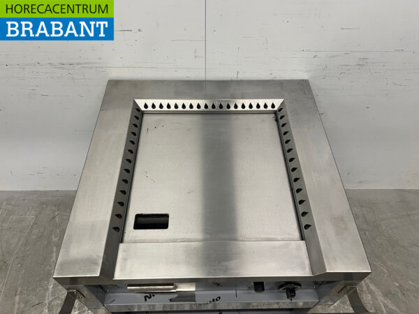 Stainless steel Teppanyaki grill griddle griddle 80 cm GAS Horeca - Image 4