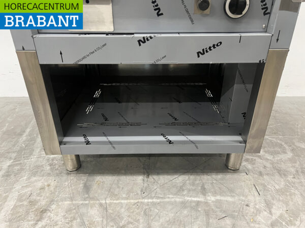 Stainless steel Teppanyaki grill griddle griddle 80 cm GAS Horeca - Image 5