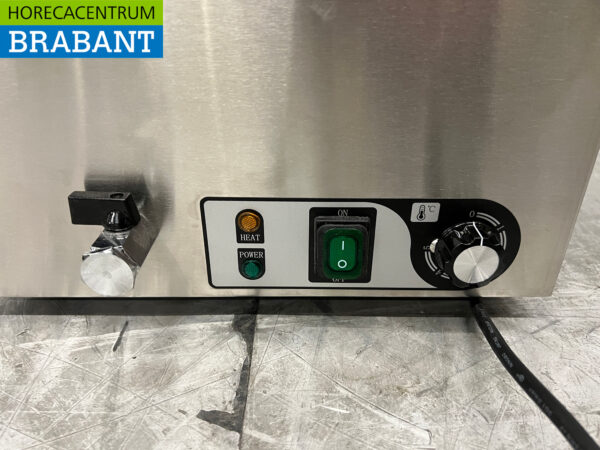 Stainless steel HCB Bain marie 4 x 1/4 GN 230V Horeca - Image 4