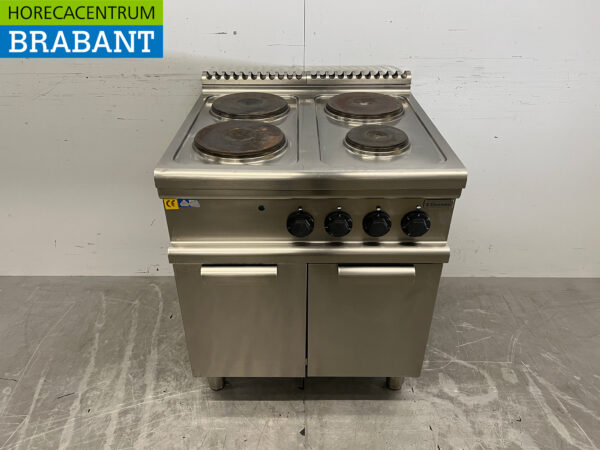 Stainless steel Electrolux 4 Burner Electric Stove 400V Catering