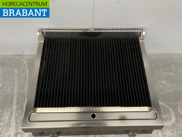 Stainless steel Zanussi Lava stone grill 80 cm GAS Catering - Image 4
