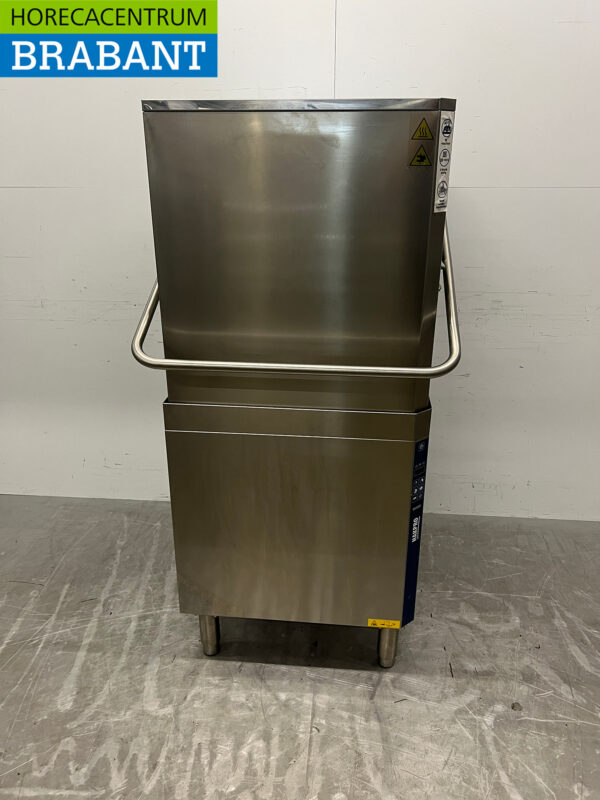 Stainless steel Zanussi pass-through dishwasher 400V Catering