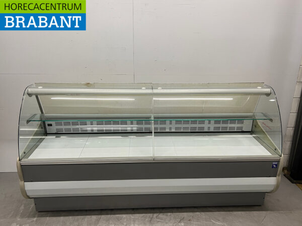 DGD Refrigerated Display Case Snack Display Case Refrigerated Display Case 248.5 cm 230V Cafeteria Fries Tent Catering Industry