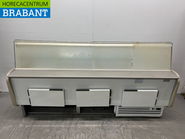 DGD Refrigerated Display Case Snack Display Case Refrigerated Display Case 248.5 cm 230V Cafeteria Fries Tent Catering Industry - Image 4