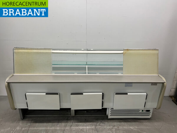 DGD Refrigerated Display Case Snack Display Case Refrigerated Display Case 248.5 cm 230V Cafeteria Fries Tent Catering Industry - Image 6