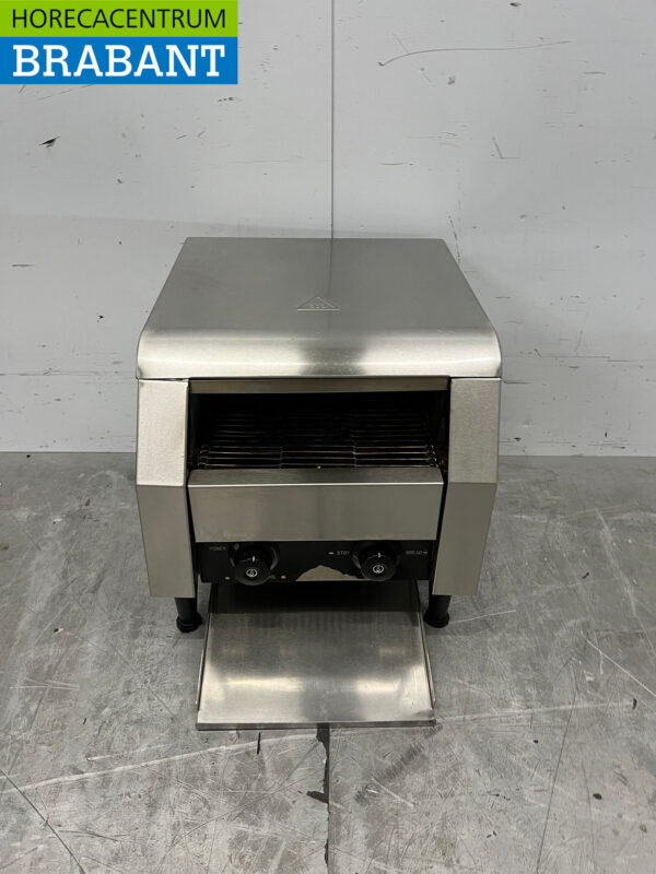 Stainless steel walk-through toaster Bread toaster Conveyor oven 200 pieces 230V Catering