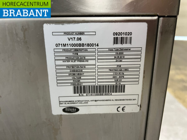 Stainless Steel Sliding Dishwasher Dishwasher 400V Horeca - Image 7