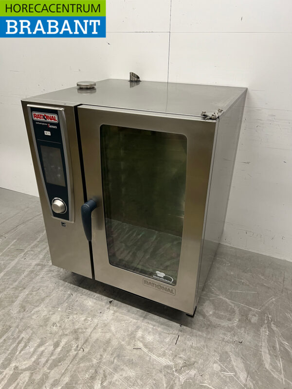 Stainless steel Rational SelfCookingCenter SCC WE 61 Combisteamer Steamer oven 400V Horeca - Image 3