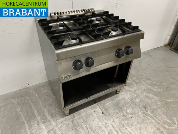 Stainless steel Zanussi 4 burner stove 80 cm GAS Horeca - Image 3