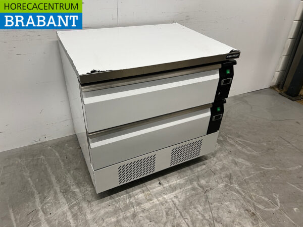 Stainless steel Maxxfrost Refrigerator - Freezer workbench 2 drawers 4 x 1/1 GN 230V Horeca - Image 3