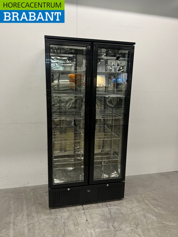 Maxxfrost 2 door glass door refrigerator 458 liters 230V Horeca