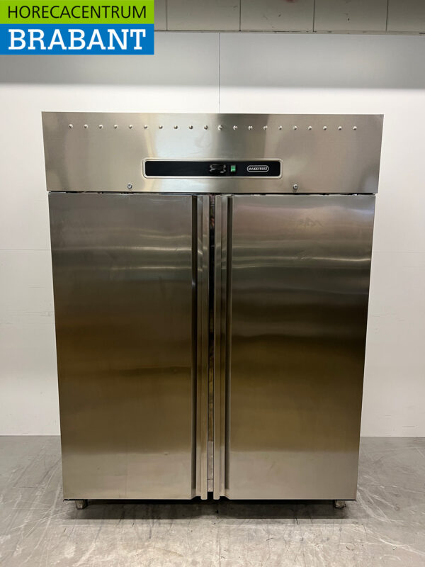 Stainless steel Maxxfrost Double door Refrigerator 1300 liters 230V Horeca