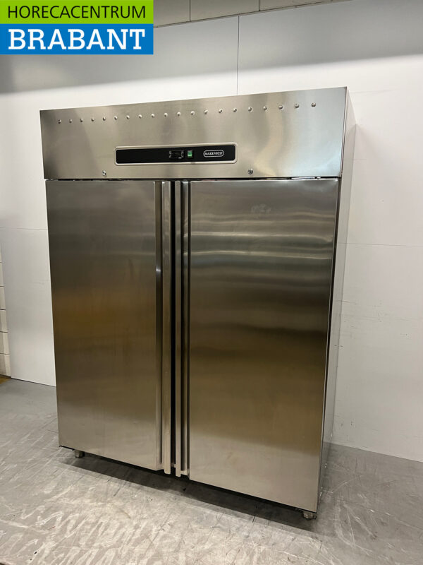 Stainless steel Maxxfrost Double door Refrigerator 1300 liters 230V Horeca - Image 2