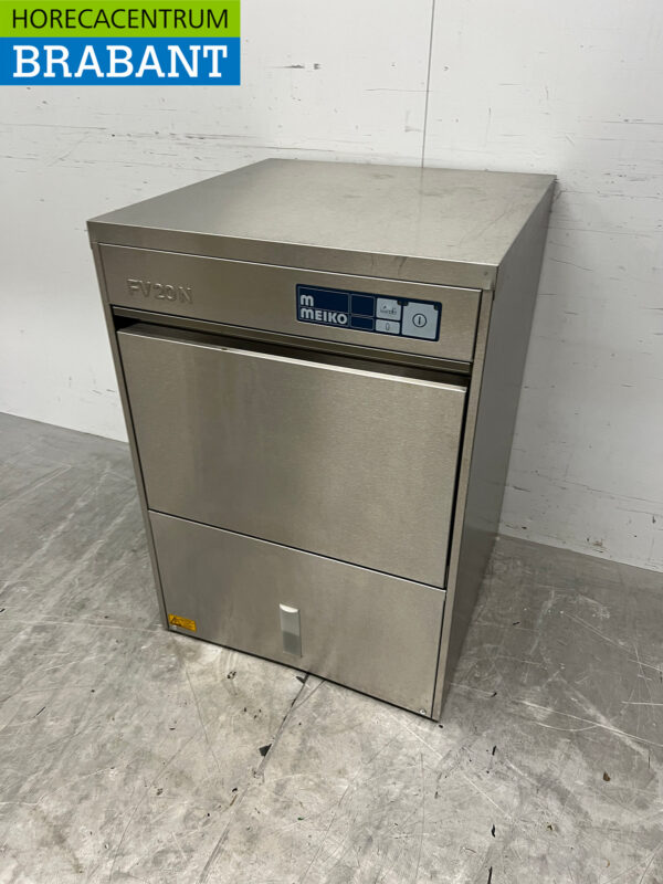 Stainless steel Meiko FV20N Dishwasher with drain pump 230V Catering - Image 2
