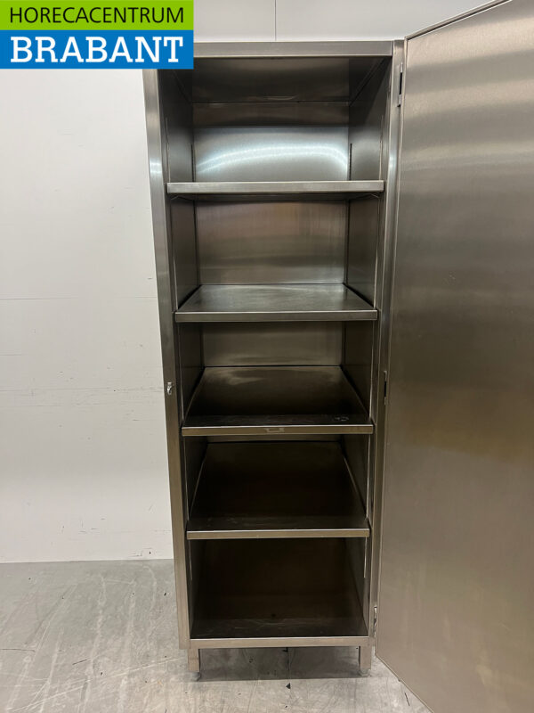 Stainless steel Serving Cabinet Work Cabinet 1 door 70 cm Catering - Image 4