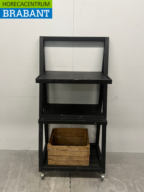 Wooden Buffet Trolley Shelf Catering