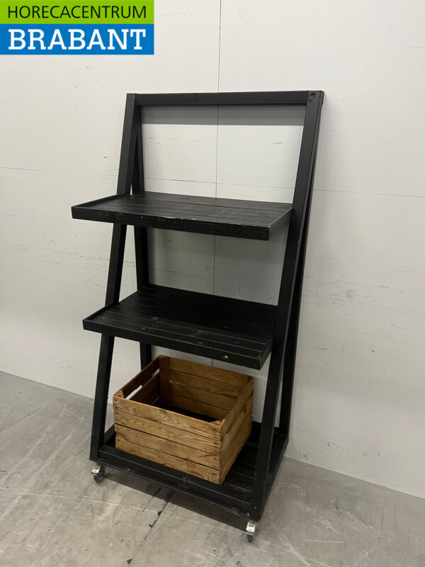 Wooden Buffet Trolley Shelf Catering - Image 2