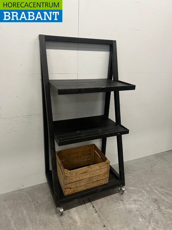 Wooden Buffet Trolley Shelf Catering - Image 3