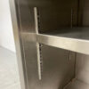Stainless steel Wall Cabinet 2 Sliding Doors 146 cm Catering - Image 5