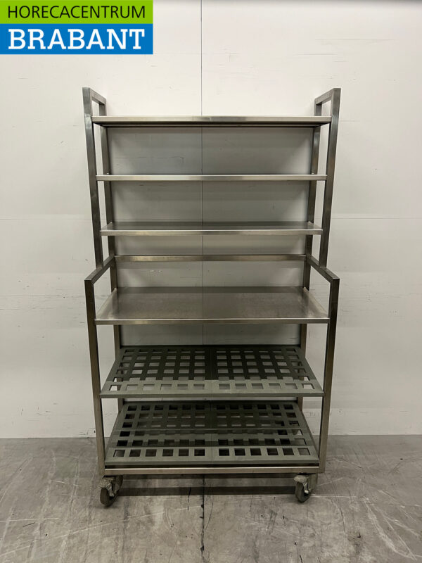 Stainless steel Mobile Shelving 107 cm Catering