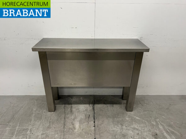 Stainless steel Worktable 120 x 40 x 89.5 cm Catering