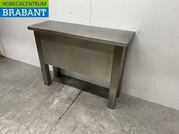 Stainless steel Worktable 120 x 40 x 89.5 cm Catering - Image 2