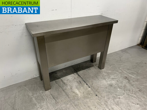 Stainless steel Worktable 120 x 40 x 89.5 cm Catering - Image 3