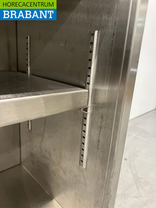 Stainless steel Wall Cabinet 2 Sliding Doors 148 cm Catering - Image 5