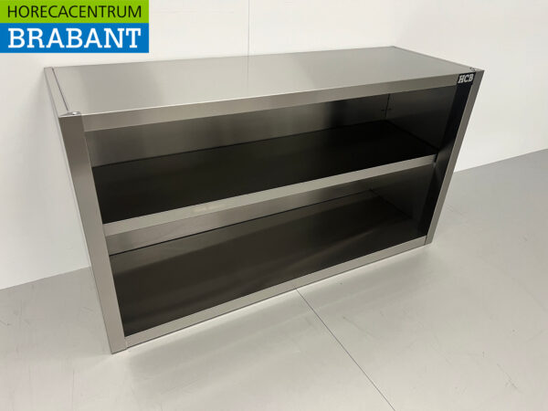 Stainless steel Wall Cabinet Premium-line Open model 120 cm Catering - Image 3