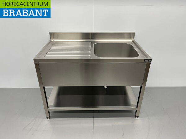 Stainless steel sink Premium-line Welded model 120 cm Hospitality
