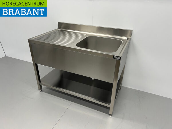 Stainless steel sink Premium-line Welded model 120 cm Hospitality - Image 2